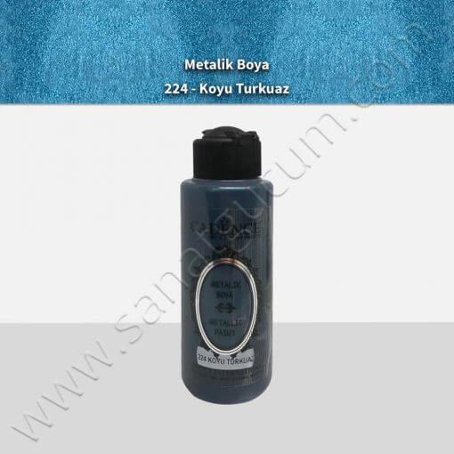 Cadence Metalik Boya 120 ml. 224 Koyu Turkuaz