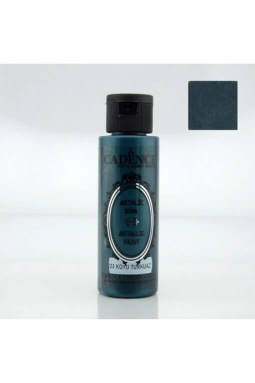 Cadence Metalik Boya 70 ml. 224 Koyu Turkuaz