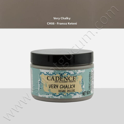 Cadence Very Chalky Mobilya Boyası 150 ml. CH08 Fransız Keteni