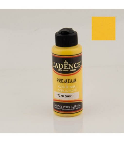 Cadence Akrilik Boya 120 ml. 7370 Sarı