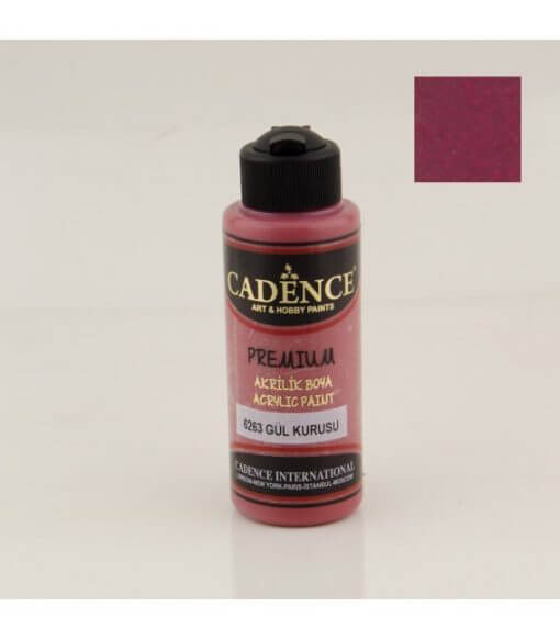 Cadence Akrilik Boya 120 ml. 6263 Gül Kurusu