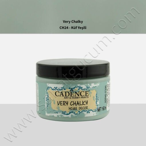 Cadence Very Chalky Mobilya Boyası 150 ml. CH24 Küf Yeşili