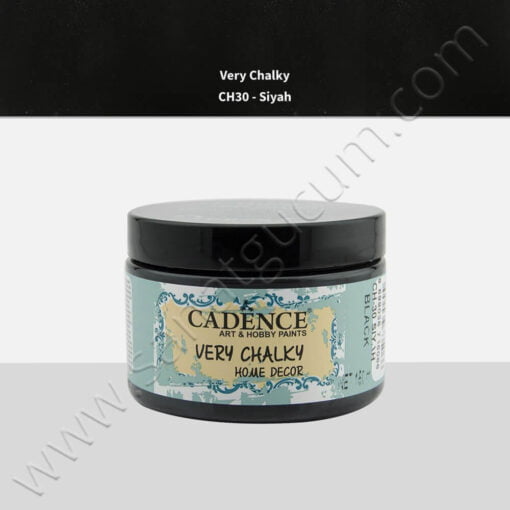 Cadence Very Chalky Mobilya Boyası 150 ml. CH30 Siyah