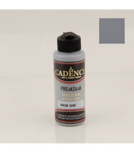 Cadence Akrilik Boya 120 ml. 6036 Gri