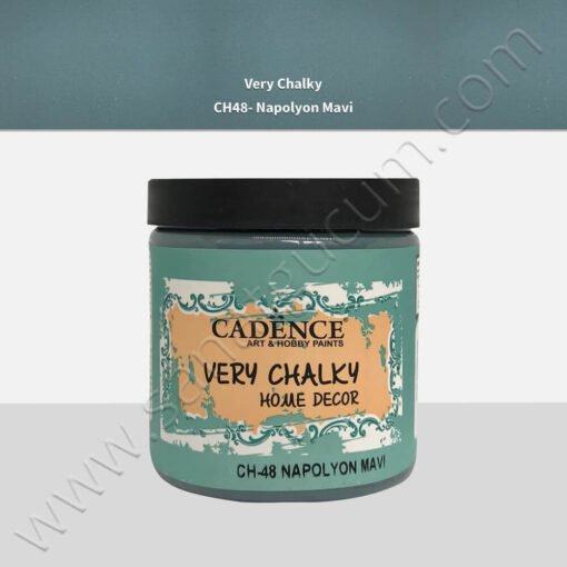 Cadence Very Chalky Mobilya Boyası 500 ml. CH48 Napolyon Mavi