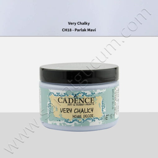 Cadence Very Chalky Mobilya Boyası 150 ml. CH18 Parlak Mavi