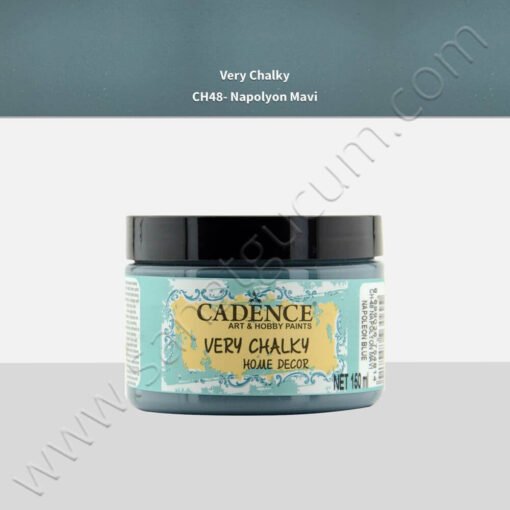 Cadence Very Chalky Mobilya Boyası 150 ml. CH48 Napolyon Mavi