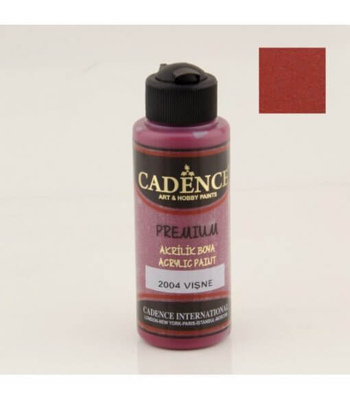 Cadence Akrilik Boya 120 ml. 2004 Vişne