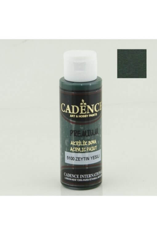 Cadence Premium Akrilik 70ml 5100 Zeytin Yeşili