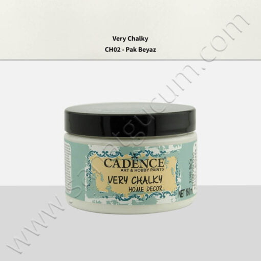 Cadence Very Chalky Mobilya Boyası 150 ml. CH02 Pak Beyaz