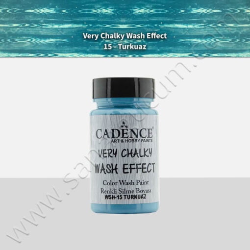 Cadence Very Chalky Wash Effect Boyası 90 ml. WSH-15 Turkuaz