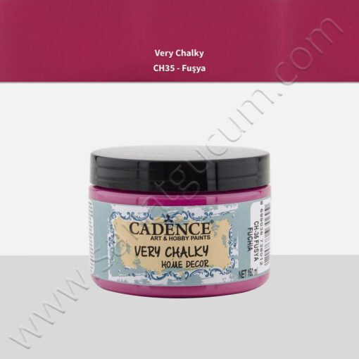 Cadence Very Chalky Mobilya Boyası 150 ml. CH35 Fuşya