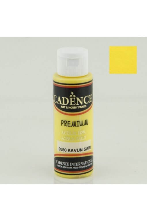 Cadence Premium Akrilik 70ml 0590 Kavun Sarı