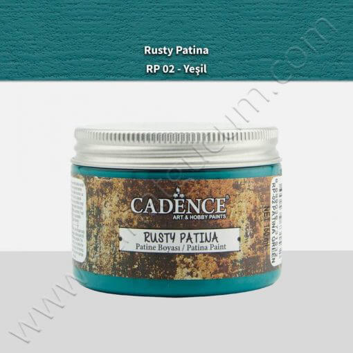 Cadence Rusty Patina Boyası 150 ml. Yeşil