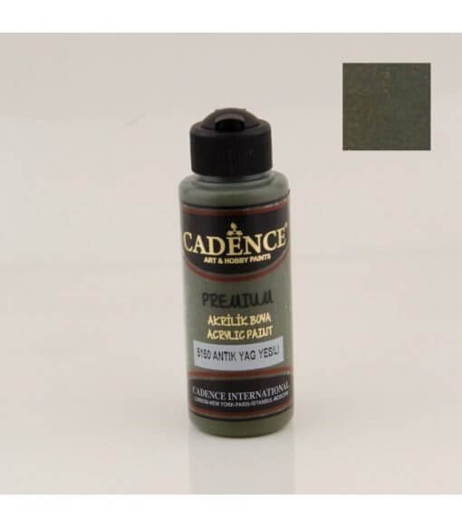 Cadence Akrilik Boya 120 ml. 5150 Antik Yağ Yeşili