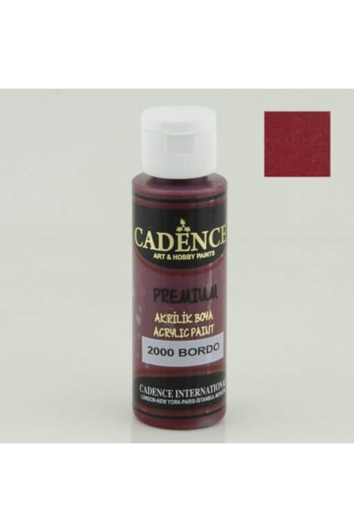 Cadence Premium Akrilik 70ml 2000 Bordo