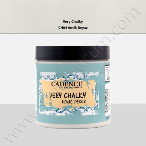 Cadence Very Chalky Mobilya Boyası 500 ml. CH04 Antik Beyaz