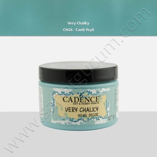 Cadence Very Chalky Mobilya Boyası 150 ml. CH26 Canlı Yeşil