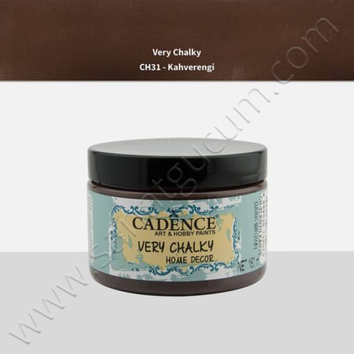 Cadence Very Chalky Mobilya Boyası 150 ml. CH31 Koyu Kahve