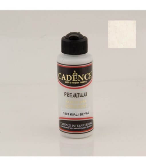 Cadence Akrilik Boya 120 ml. 3101 Kirli Beyaz