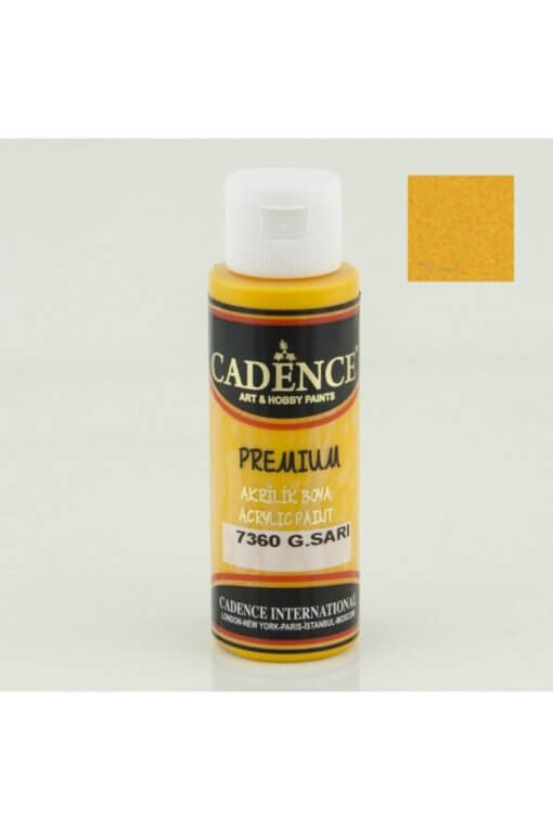 Cadence Premium Akrilik 70ml 7360 G.Sarı