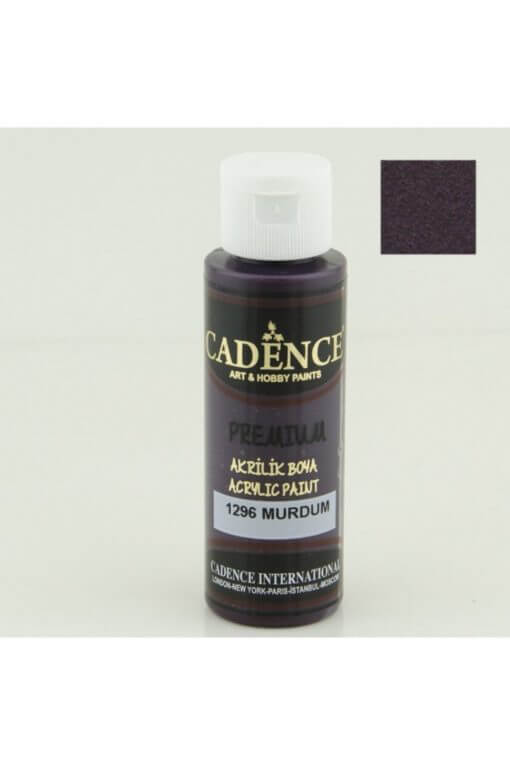 Cadence Premium Akrilik 70ml 1296 Mürdüm