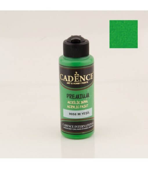 Cadence Akrilik Boya 120 ml. 9058 M. Yeşil