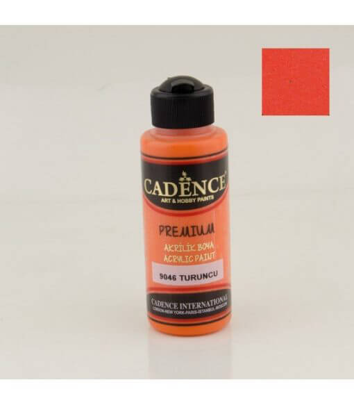 Cadence Akrilik Boya 120 ml. 9046 Turuncu