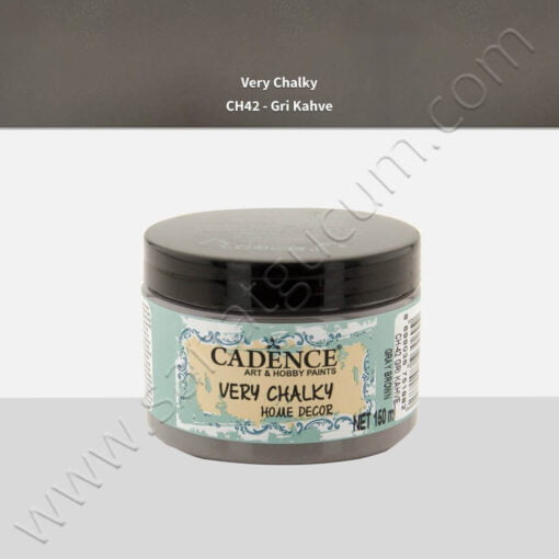 Cadence Very Chalky Mobilya Boyası 150 ml. CH42 Gri Kahve