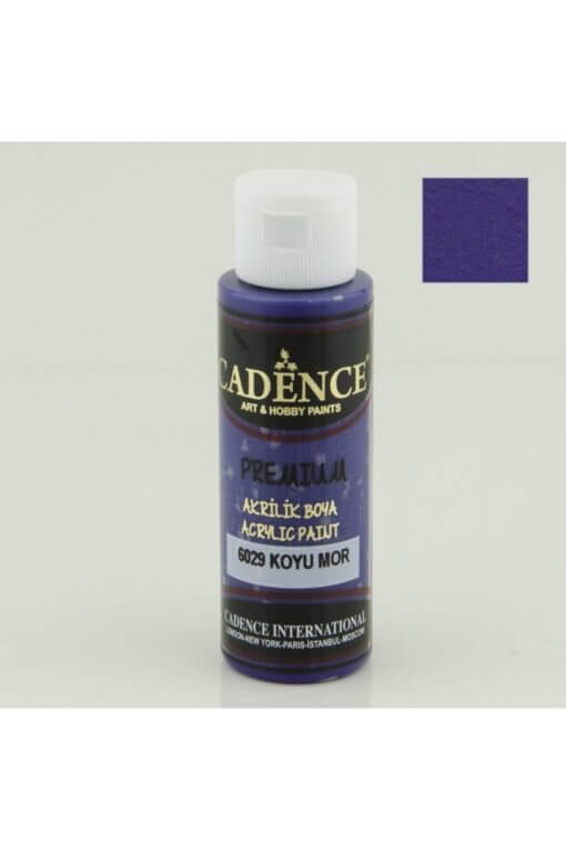 Cadence Premium Akrilik 70ml 6029 Koyu Mor