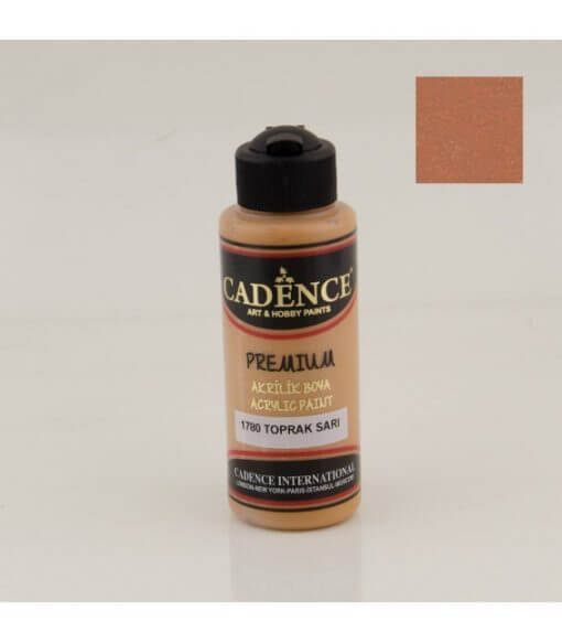 Cadence Akrilik Boya 120 ml. 1780 Toprak Sarı