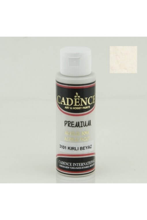 Cadence Premium Akrilik 70ml 3101 Kirli Beyaz