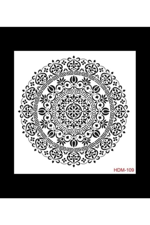 Mandala Stencil Hdm109 Home Dekor Stencil 25x25